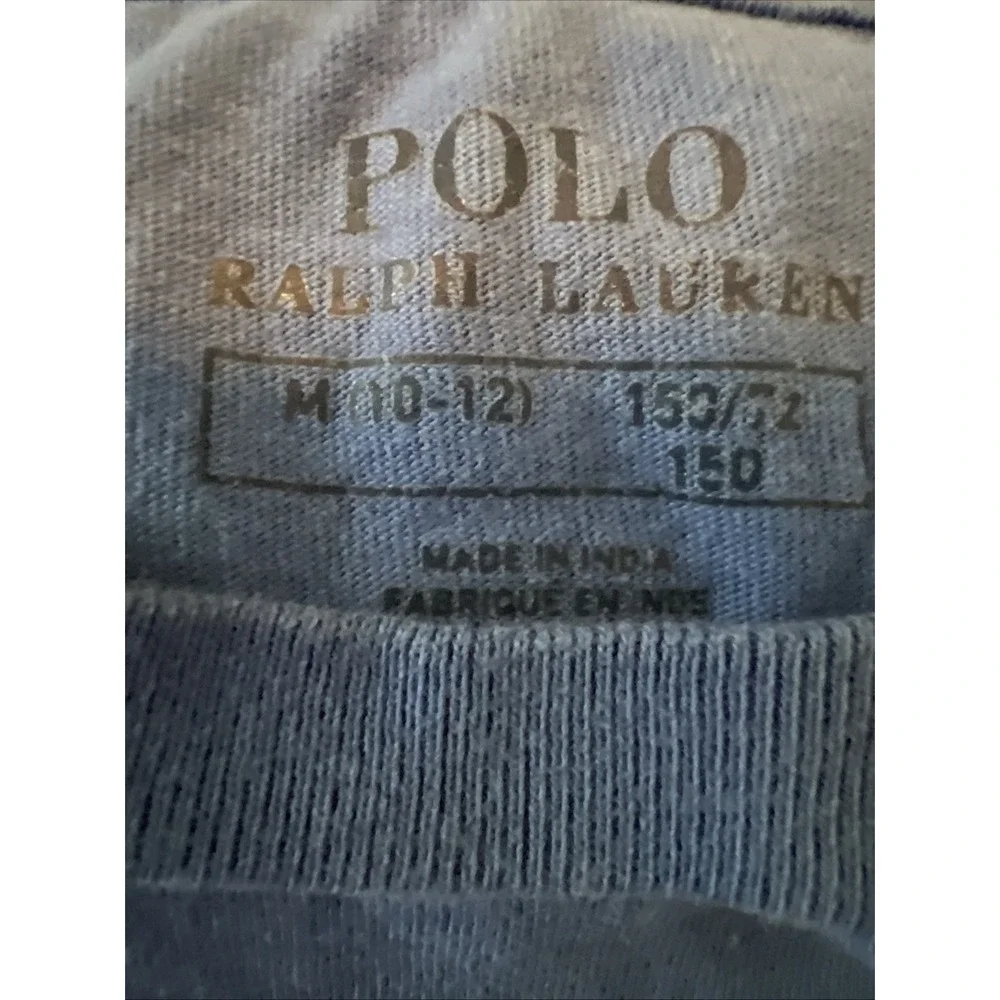 Boys Polo Ralph Lauren  T Shirt  Size M 10 12 Back To School